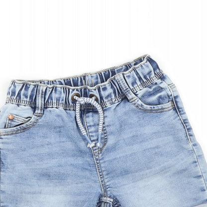 Nutmeg Girls Blue   Paperbag Shorts Size 3-4 Years