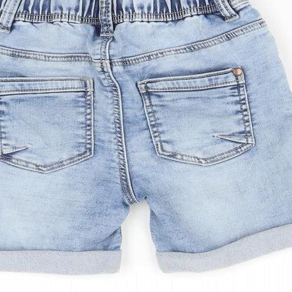 Nutmeg Girls Blue   Paperbag Shorts Size 3-4 Years