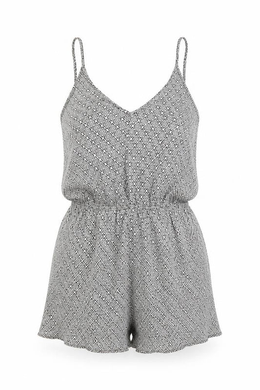 Womens UK Size 8 H&M One-Piece Multicoloured Romper