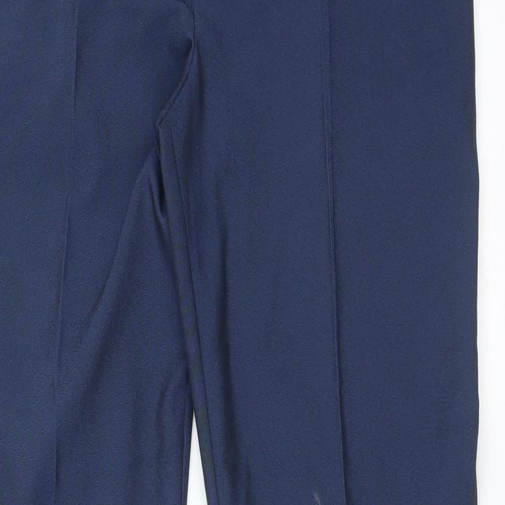 Womens UK Size 10 NEXT Regular Fit Dress Pants Blue Trousers