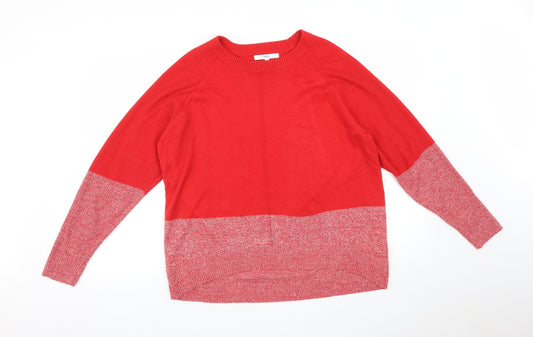 Womens UK Size M NEXT Red Pullover Sweatshirt