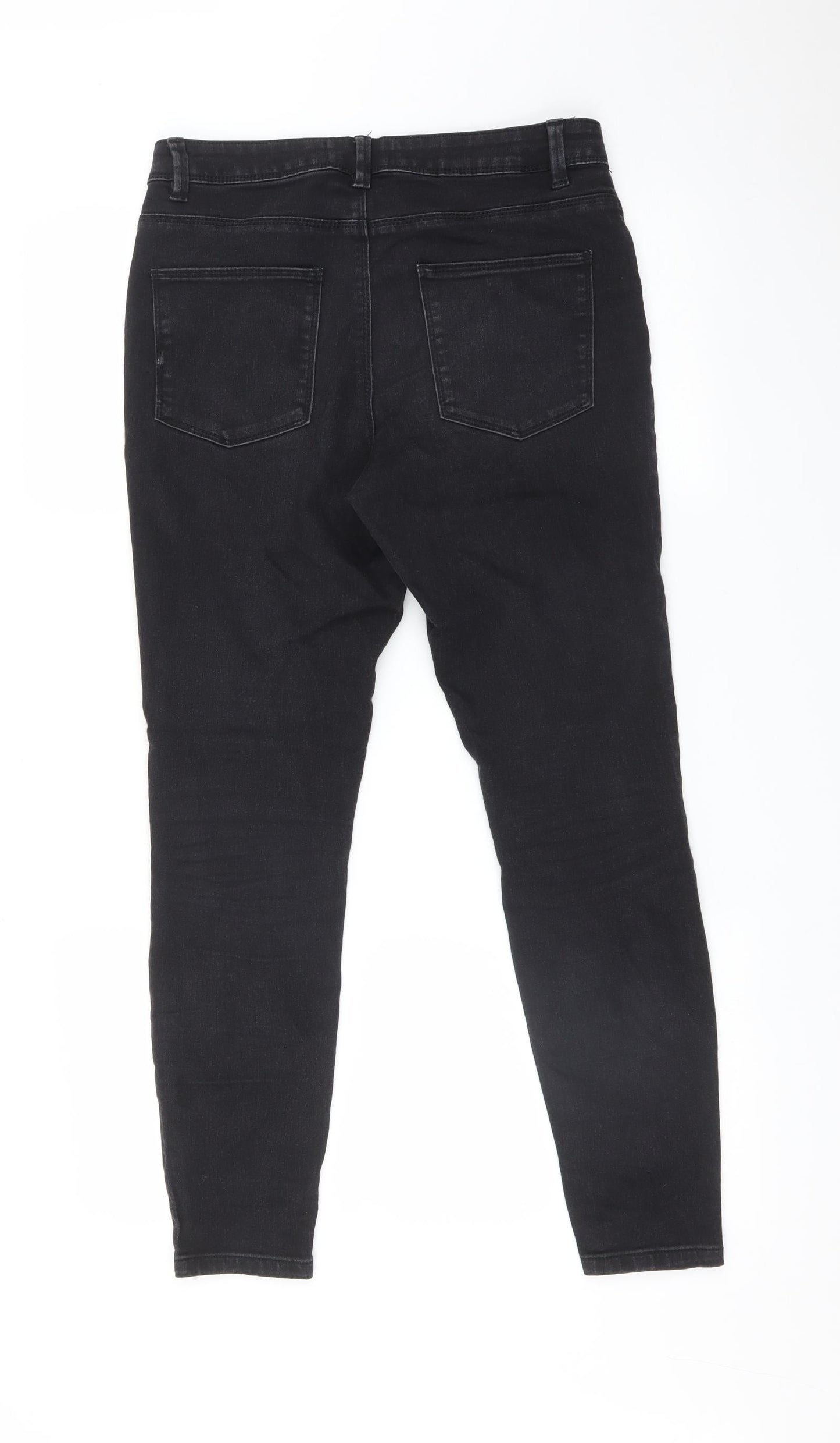 DENIM CO Womens Black   Skinny Jeans Size 12 L27 in