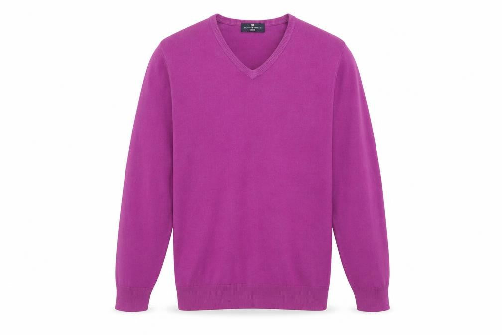 Mens UK Size M Blue Harbour Purple Pullover Sweatshirt