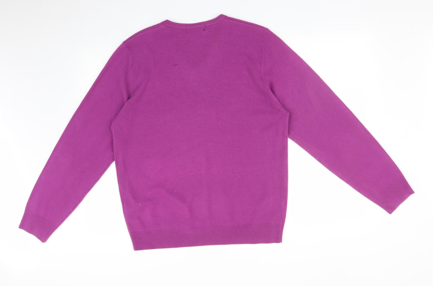 Mens UK Size M Blue Harbour Purple Pullover Sweatshirt