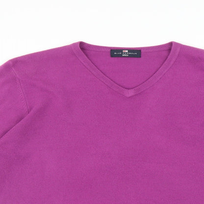 Mens UK Size M Blue Harbour Purple Pullover Sweatshirt