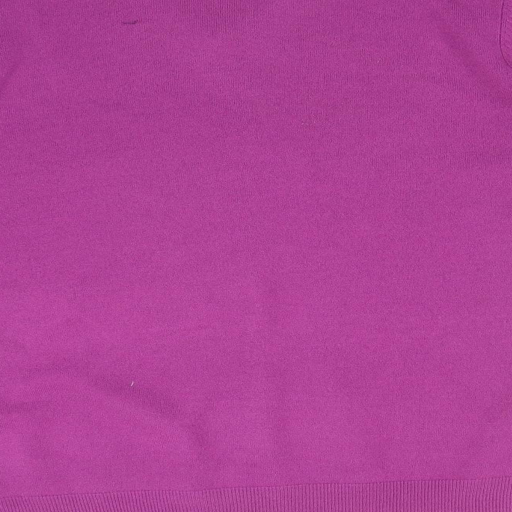 Mens UK Size M Blue Harbour Purple Pullover Sweatshirt