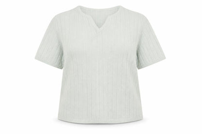 Womens UK Size 16 Berkertex Green Basic T-Shirt