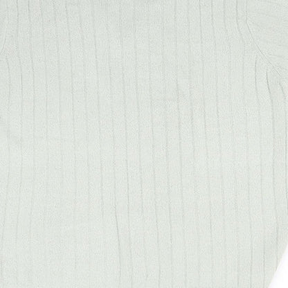 Berkertex Womens Green Striped  Basic T-Shirt Size 16