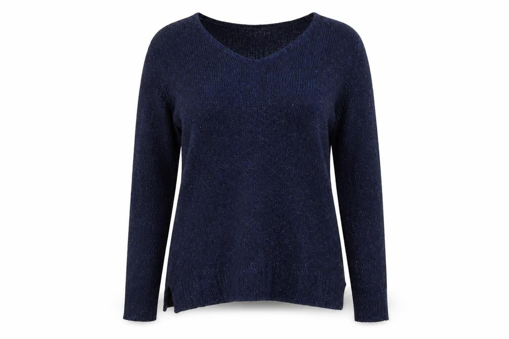 Womens UK Size M Papaya Blue Pullover Jumper
