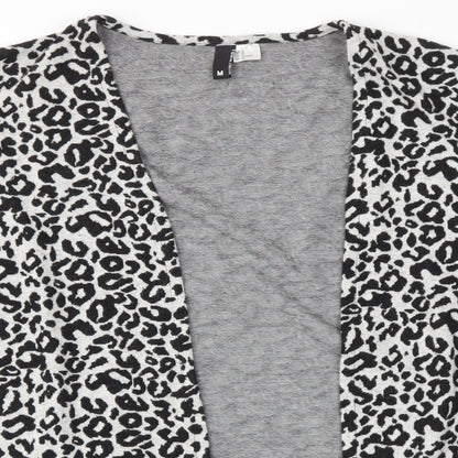 Womens UK Size M H&M Grey Cardigan Jumper