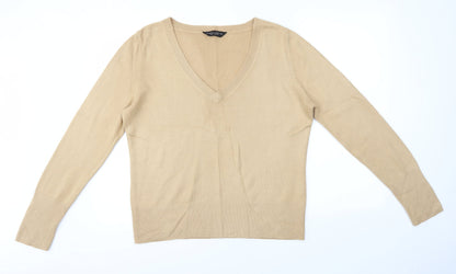 Womens UK Size 18 Dorothy Perkins Brown Pullover Jumper