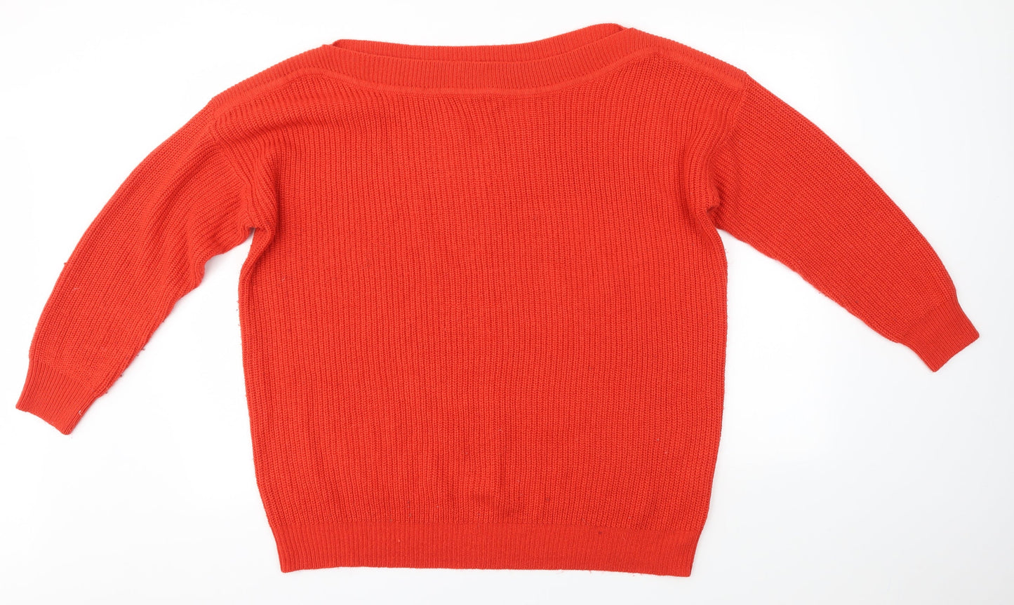 Womens UK Size 18 Simply Be Red Pullover Jumper