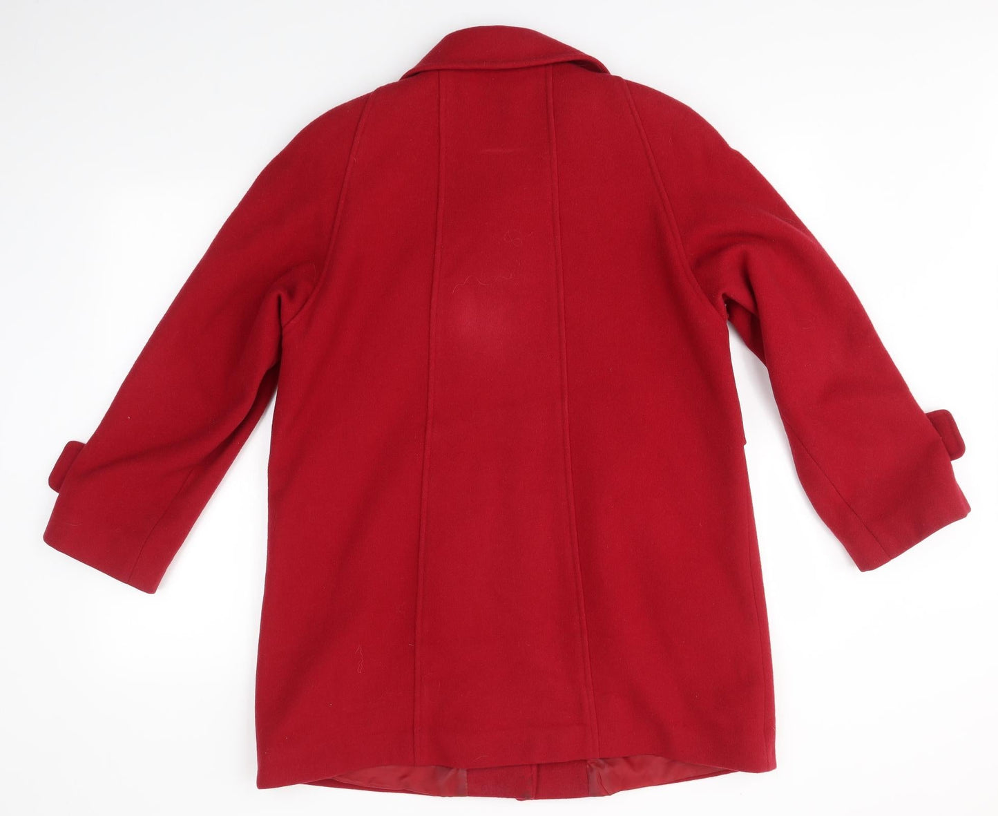 Womens UK Size 10 Compliments Red Overcoat