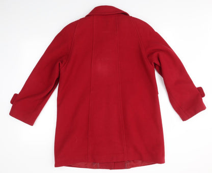 Womens UK Size 10 Compliments Red Overcoat