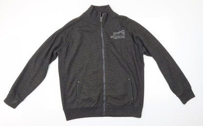 Denim Seventy3 Mens Grey   Full Zip Jumper Size XL