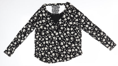Womens UK Size 16 NEXT Black Basic Blouse