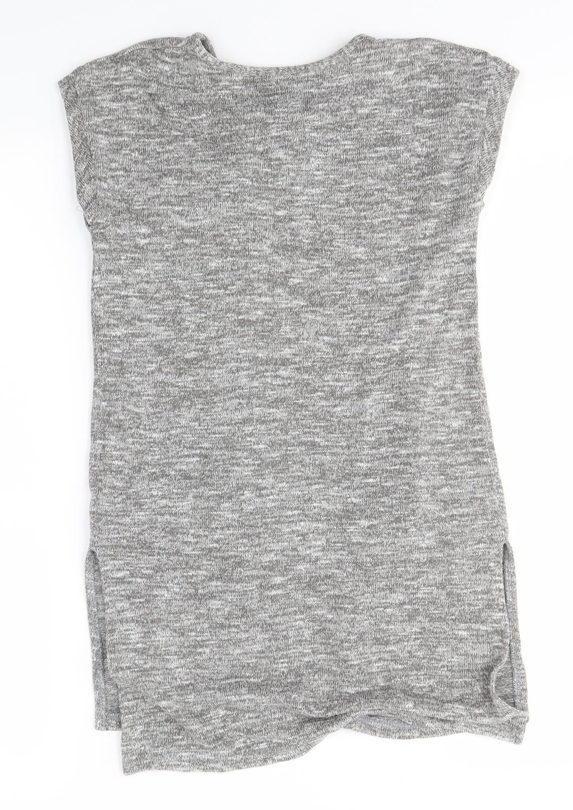NEXT Girls Grey   Cardigan Jumper Size 3 Years