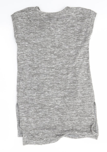 NEXT Girls Grey   Cardigan Jumper Size 3 Years