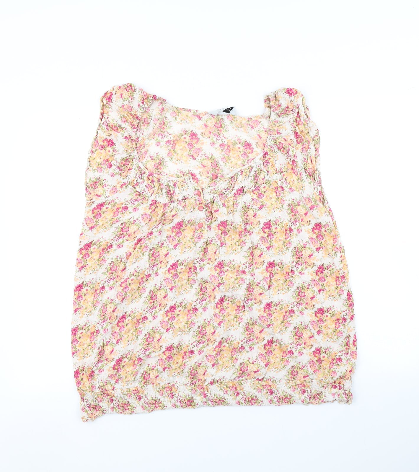 Womens UK Size 20 Dorothy Perkins Multicoloured Basic Blouse