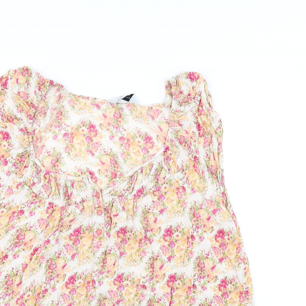 Womens UK Size 20 Dorothy Perkins Multicoloured Basic Blouse
