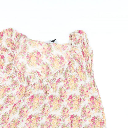 Womens UK Size 20 Dorothy Perkins Multicoloured Basic Blouse