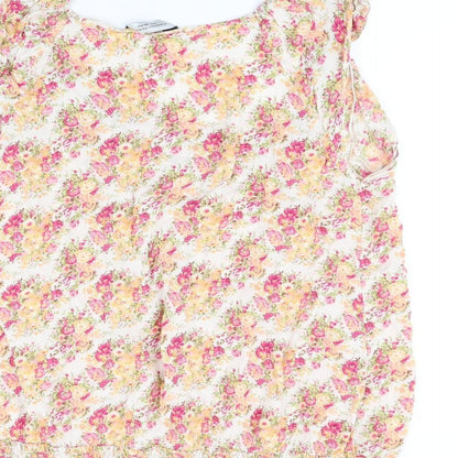 Womens UK Size 20 Dorothy Perkins Multicoloured Basic Blouse