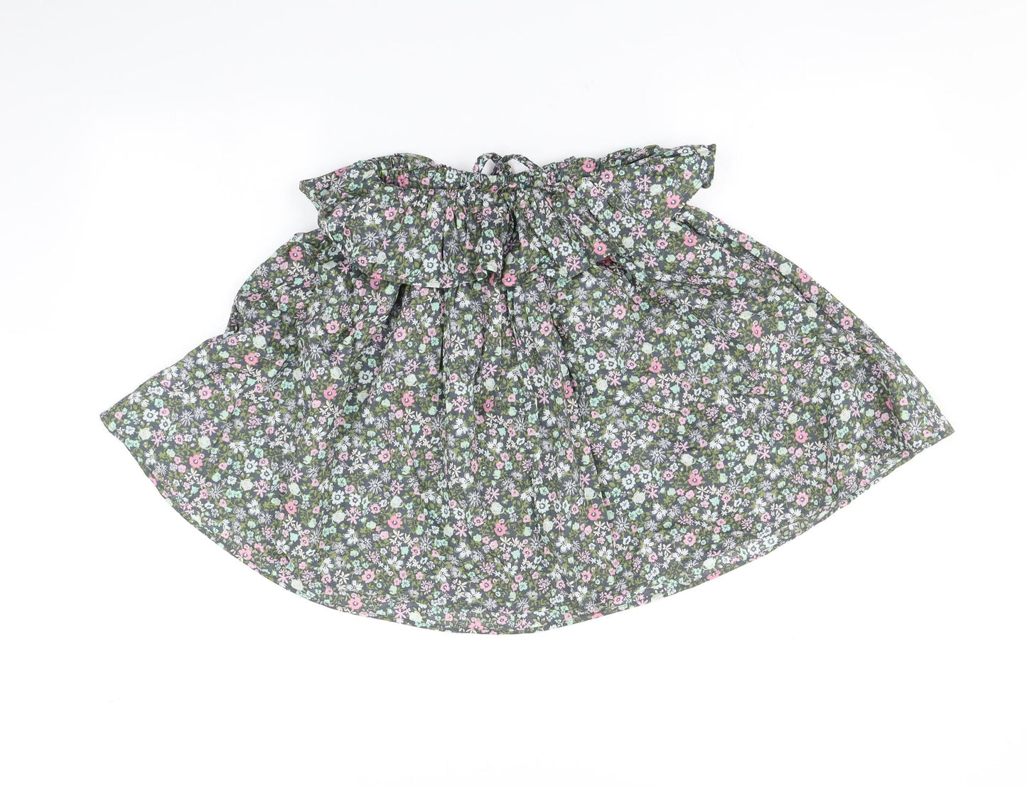 NEXT Girls Green Floral  A-Line  Size 3 Years