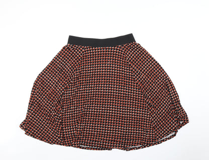Marks and Spencer Womens Orange   A-Line Skirt Size 14