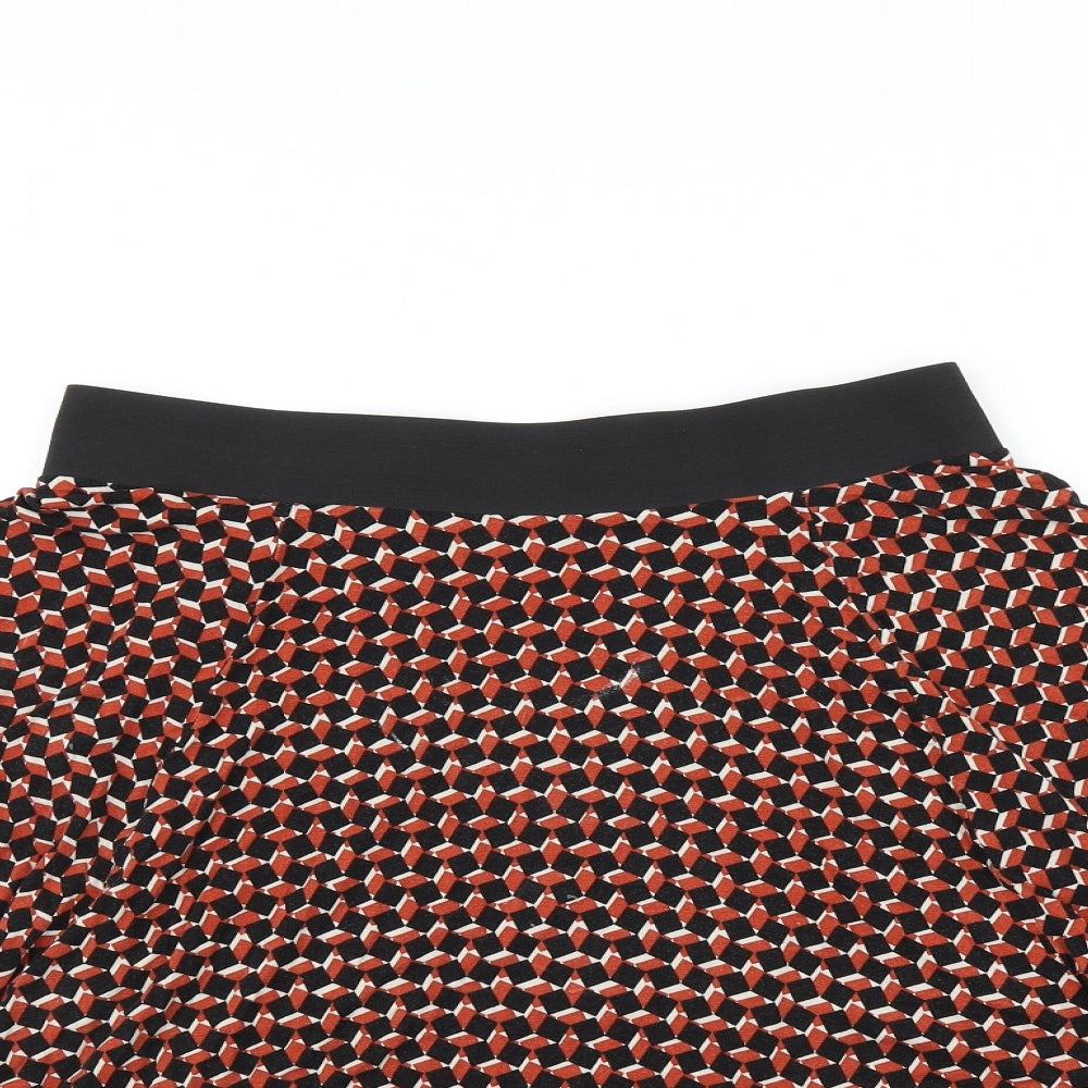Marks and Spencer Womens Orange   A-Line Skirt Size 14
