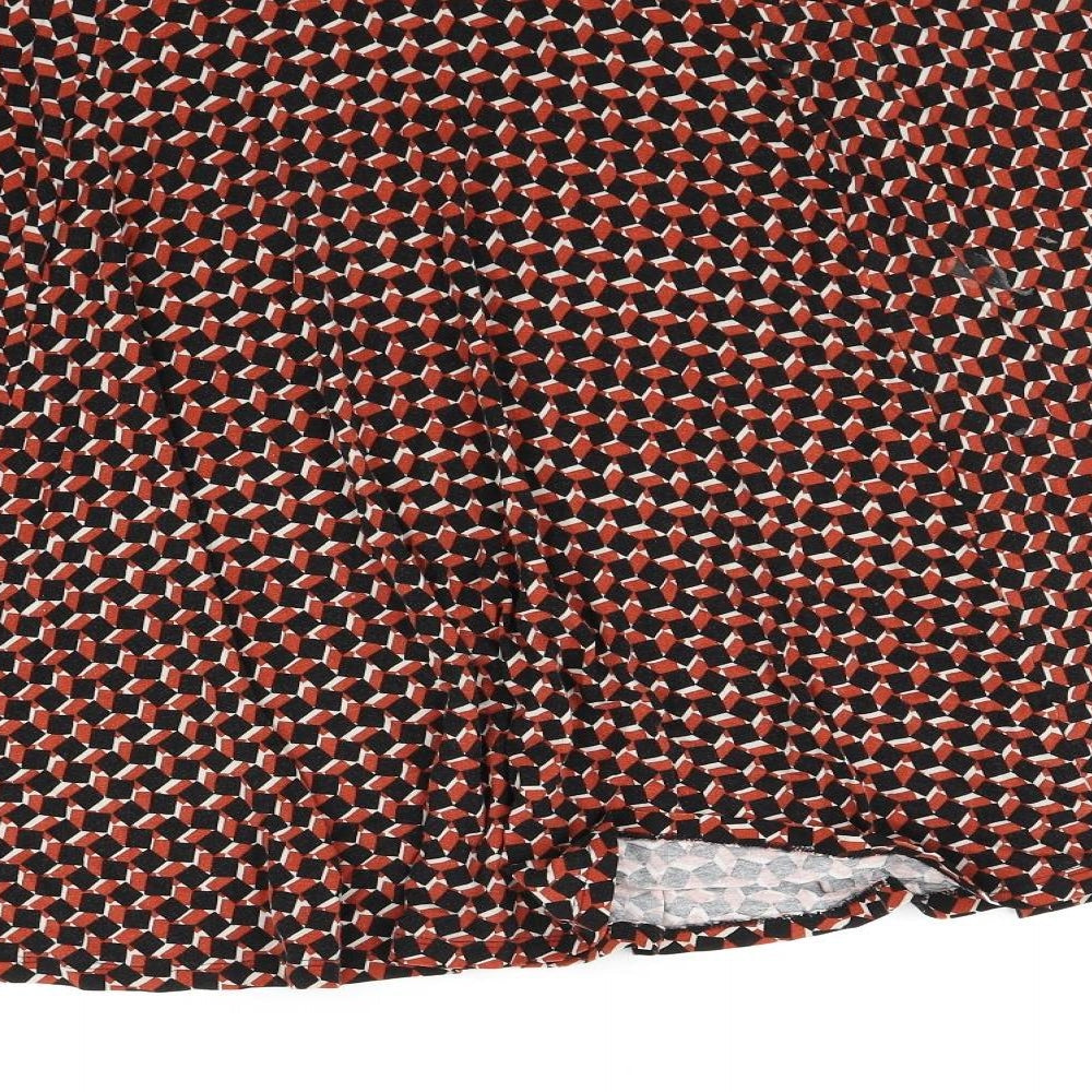 Marks and Spencer Womens Orange   A-Line Skirt Size 14