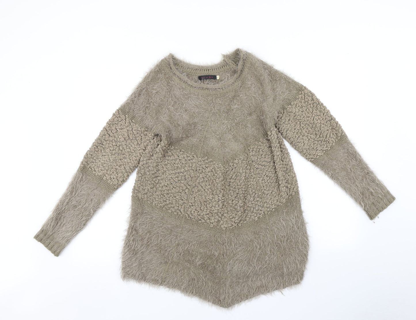 Womens UK Size M tenki Brown Pullover Jumper