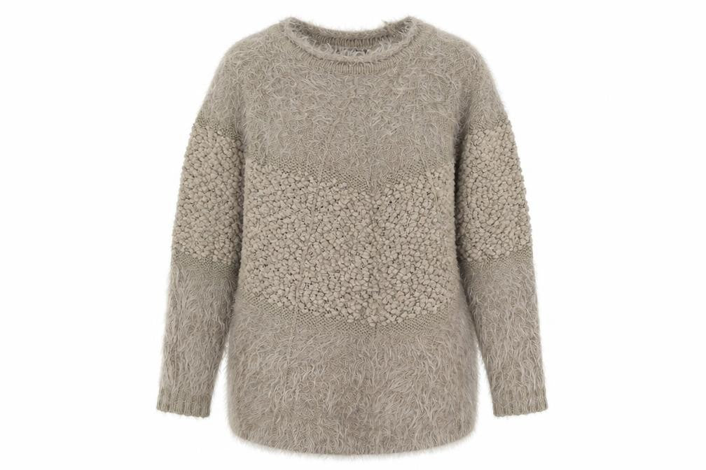 Womens UK Size M tenki Brown Pullover Jumper