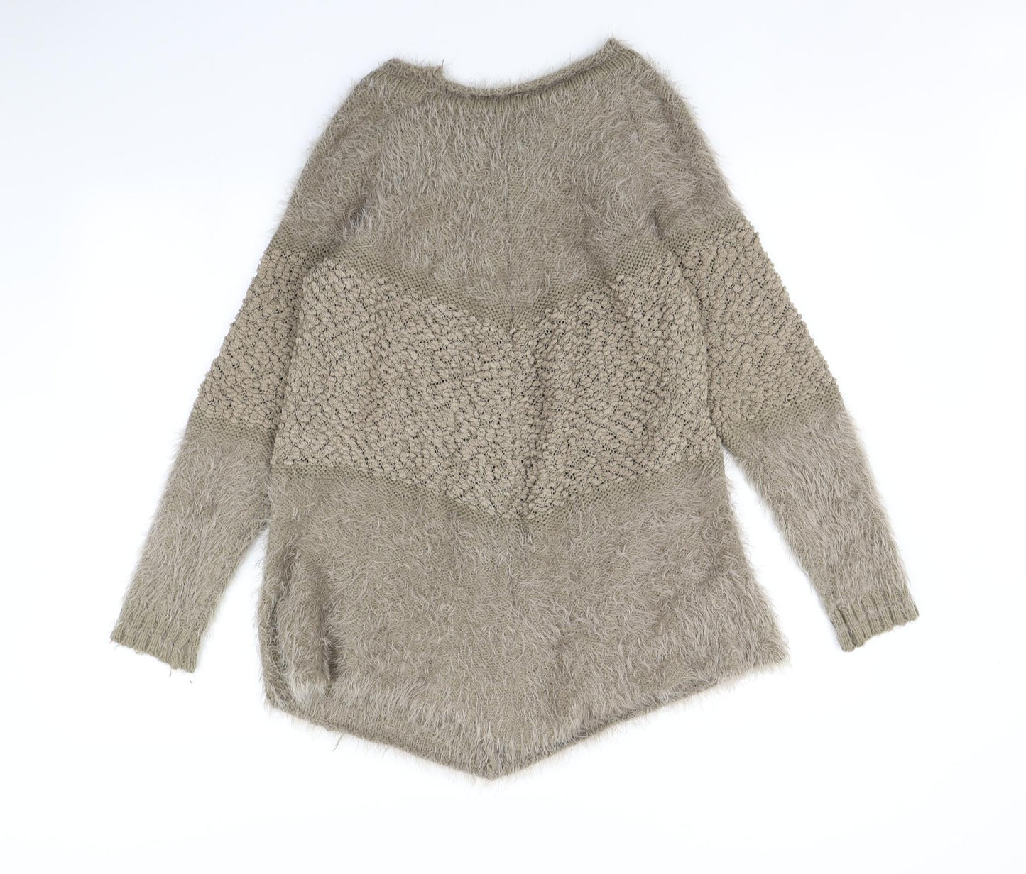 Womens UK Size M tenki Brown Pullover Jumper