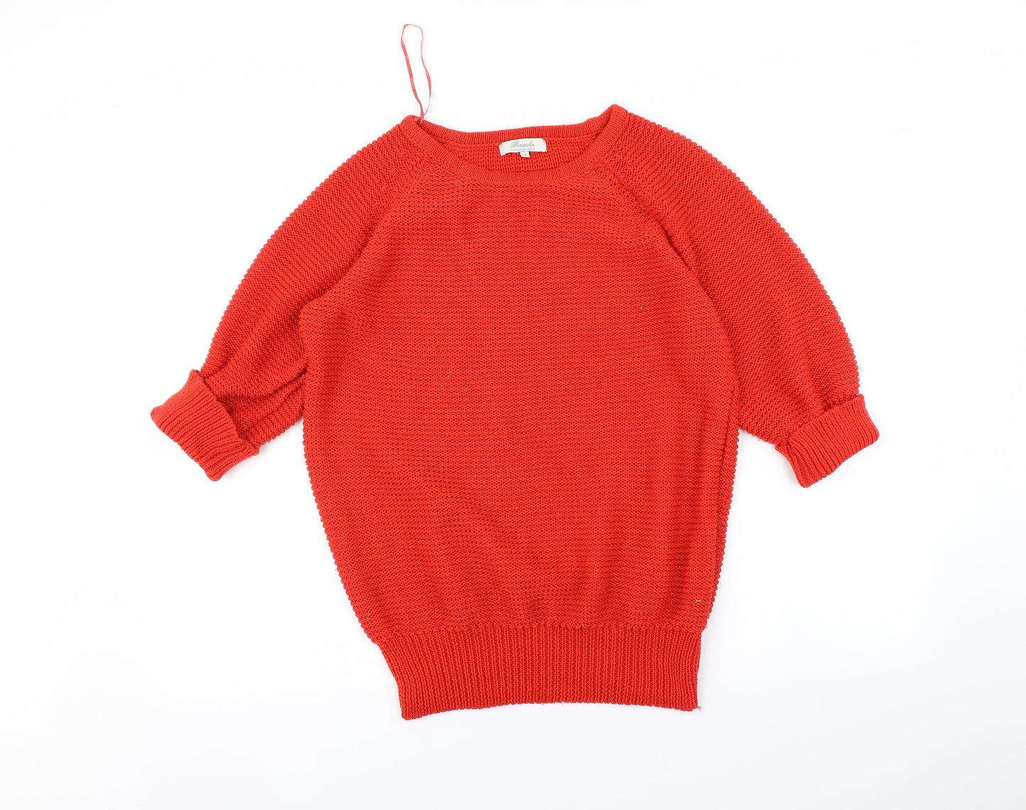 Womens UK Size 14 Peacocks Red Pullover Jumper