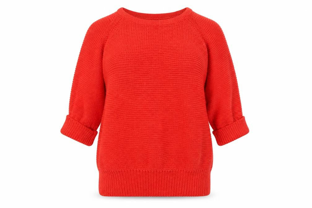 Womens UK Size 14 Peacocks Red Pullover Jumper