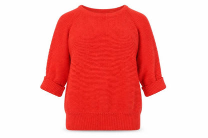 Womens UK Size 14 Peacocks Red Pullover Jumper