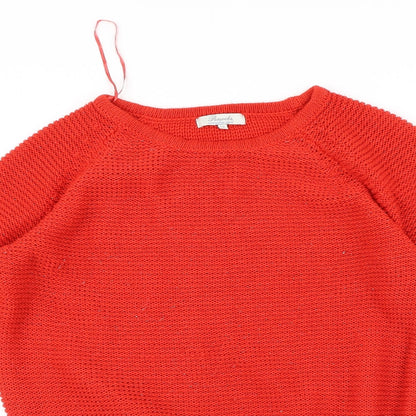 Womens UK Size 14 Peacocks Red Pullover Jumper