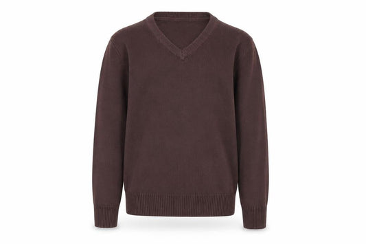 Marks and Spencer Boys Brown   Pullover Jumper Size 7-8 Years