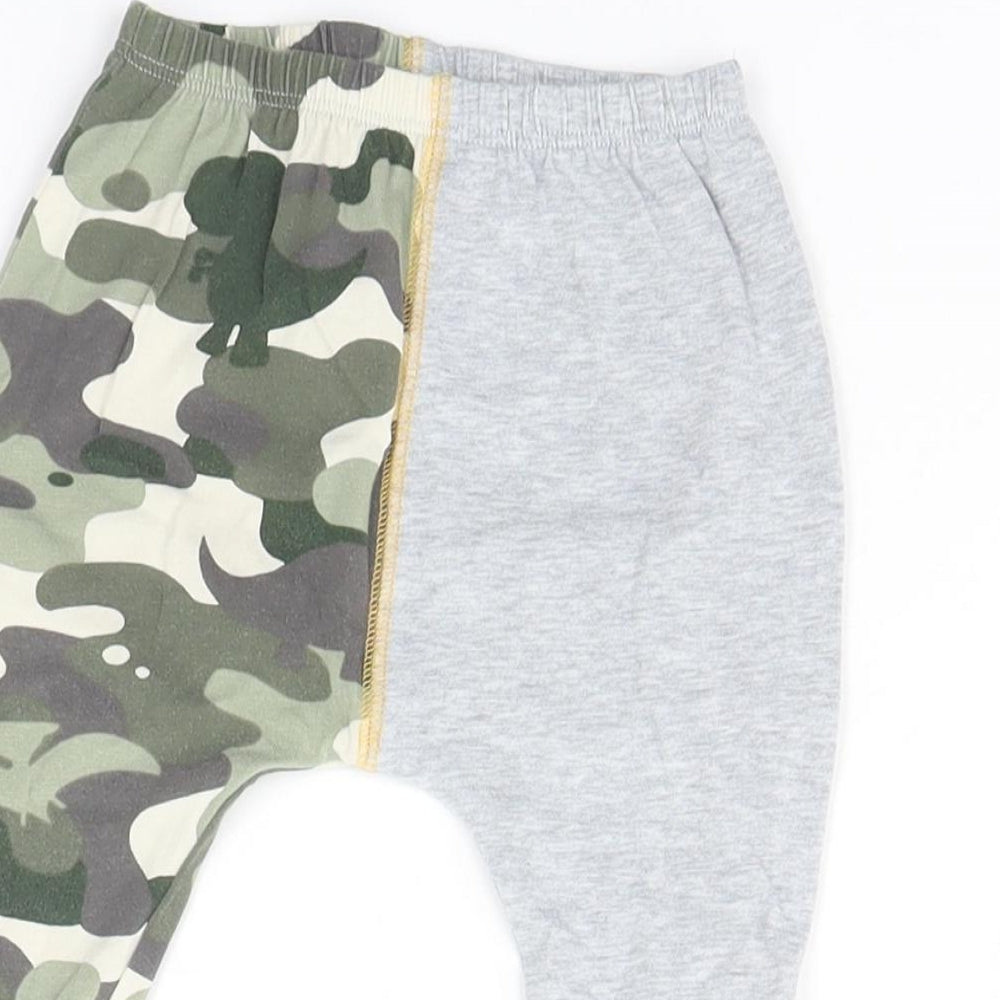 NEXT Baby Grey Camouflage  Sweatpants Trousers Size 9-12 Months