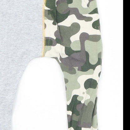 NEXT Baby Grey Camouflage  Sweatpants Trousers Size 9-12 Months