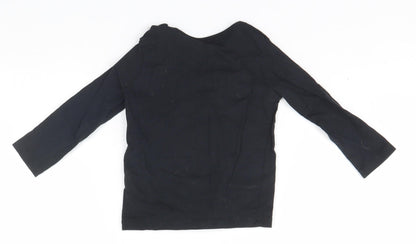 F&F Baby Black   Basic T-Shirt Size 9-12 Months  - Legend