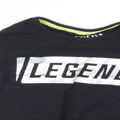 F&F Baby Black   Basic T-Shirt Size 9-12 Months  - Legend