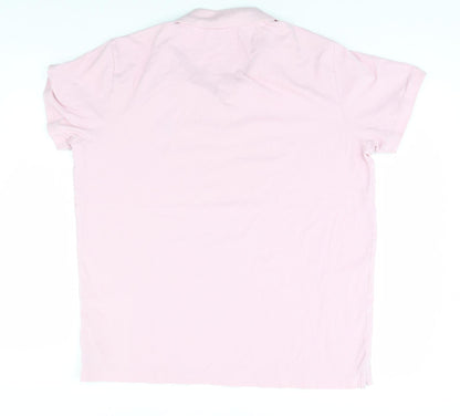 Womens UK Size XL Easy Pink Basic Polo