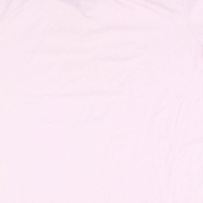 Womens UK Size XL Easy Pink Basic Polo
