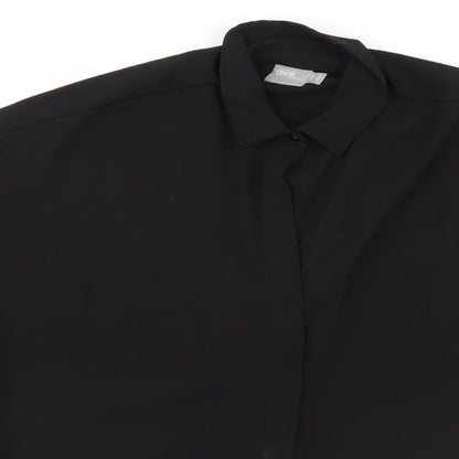 Womens UK Size 8 ASOS Black Basic Blouse