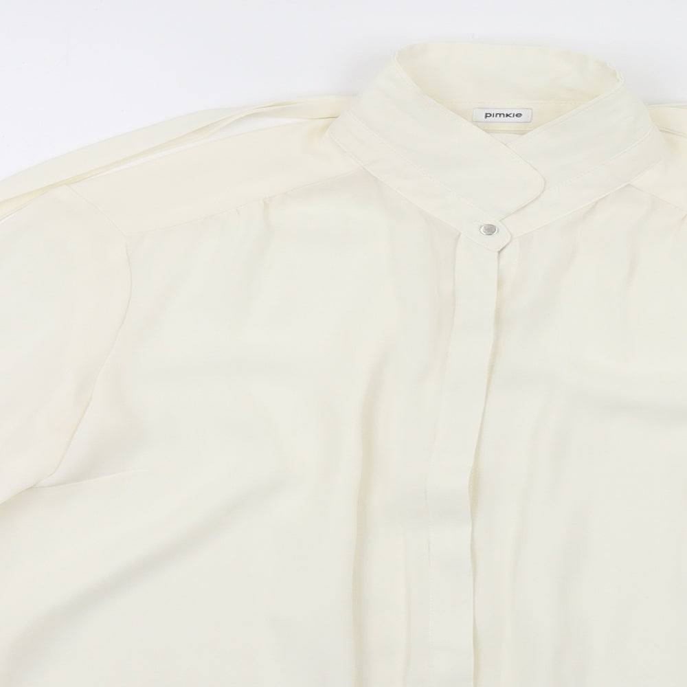 Womens UK Size  Pimkie White Basic T-Shirt