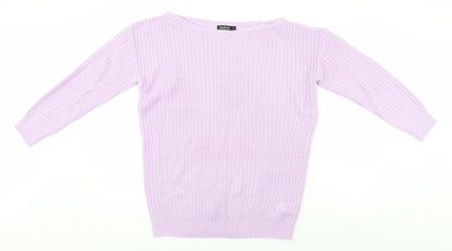 Boohoo Womens Blue   Pullover Jumper Size S