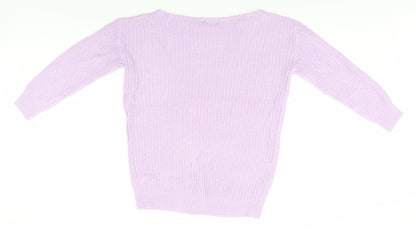 Boohoo Womens Blue   Pullover Jumper Size S