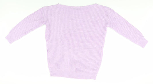 Boohoo Womens Blue   Pullover Jumper Size S