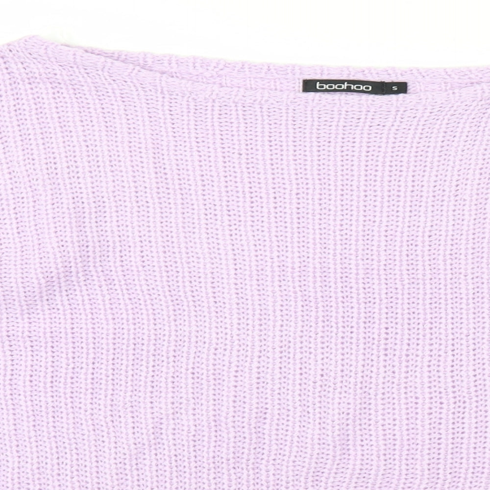 Boohoo Womens Blue   Pullover Jumper Size S